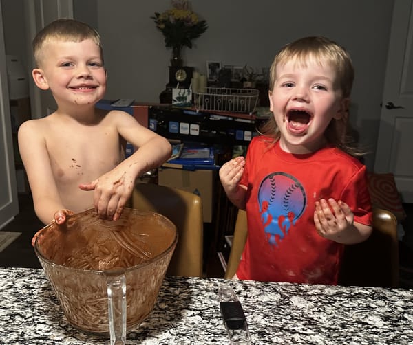 “Too much laughter!”